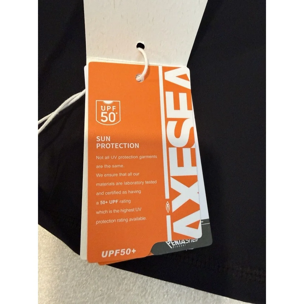 COMPRESSION SWIM SHIRT SIZE SMALL New With‎ Tags Black UPF50 Surfing